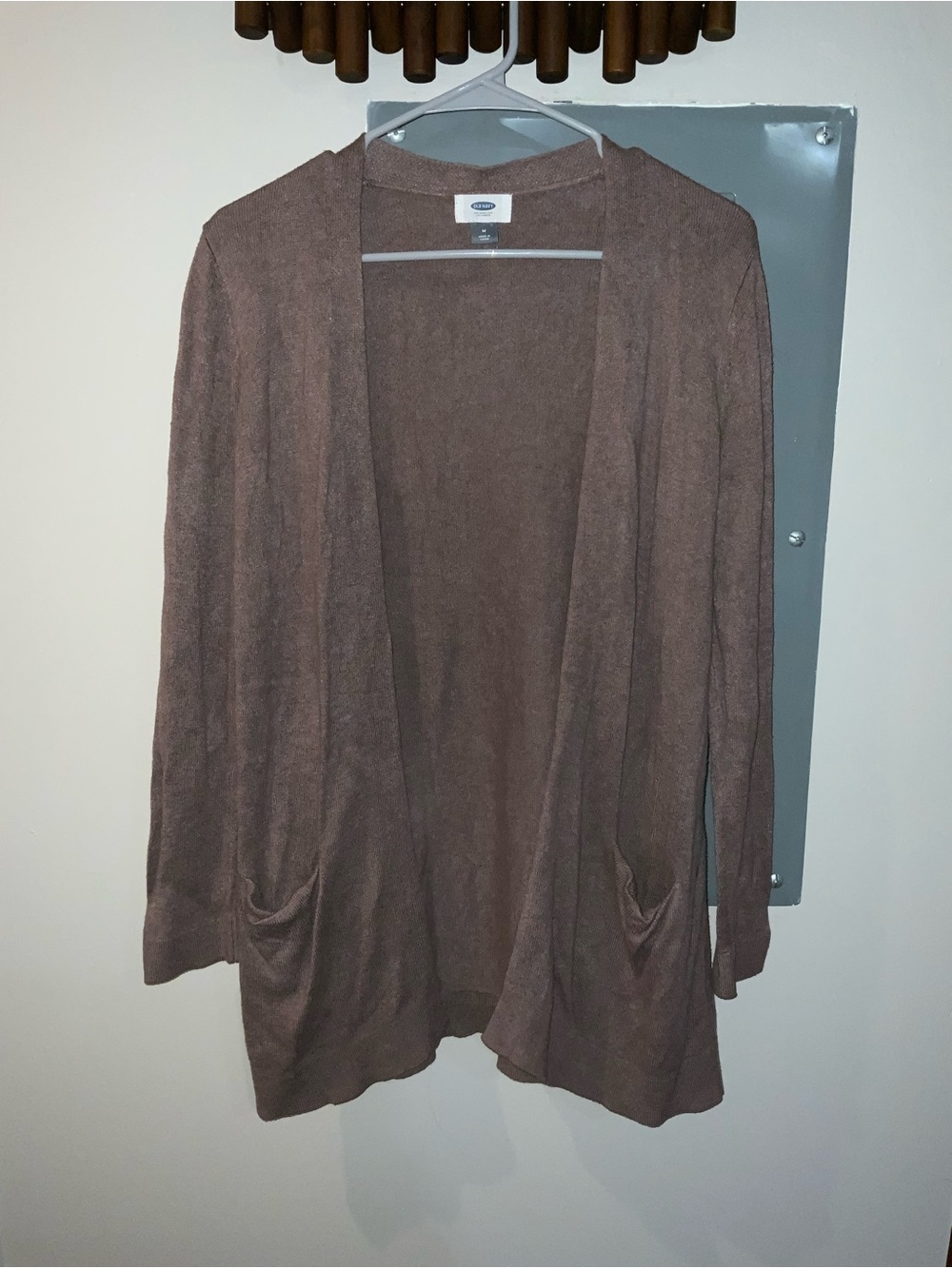 Old Navy Open-Front Brown Cardigan